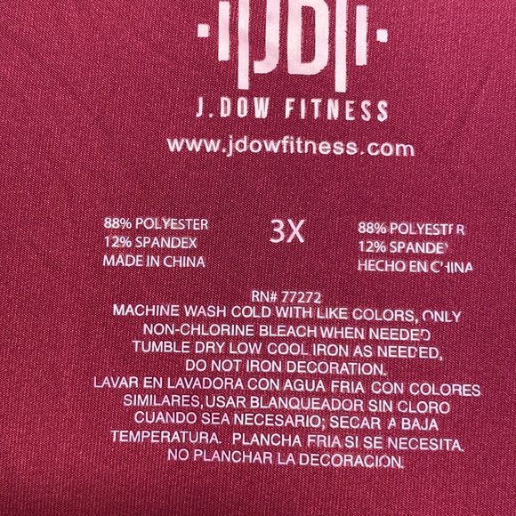 Brand New J Dow Fitness Athletic Jumpsuit…size 3X - Picture 4 of 5